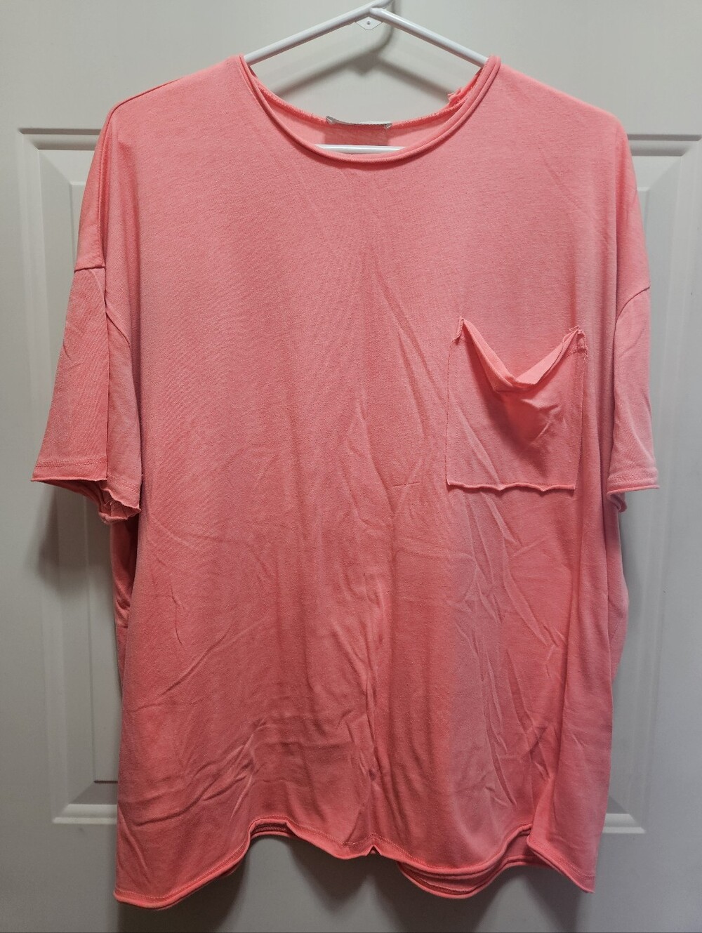 Zenana Oversized Pocket Tee